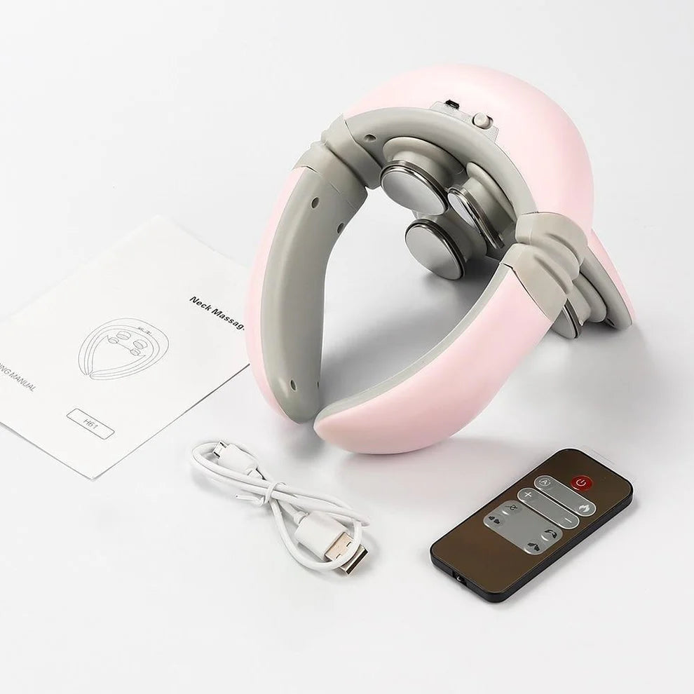 4D Intelligent Pulse Neck Massager – Advanced Pain Relief & Relaxation| GoFitLife™