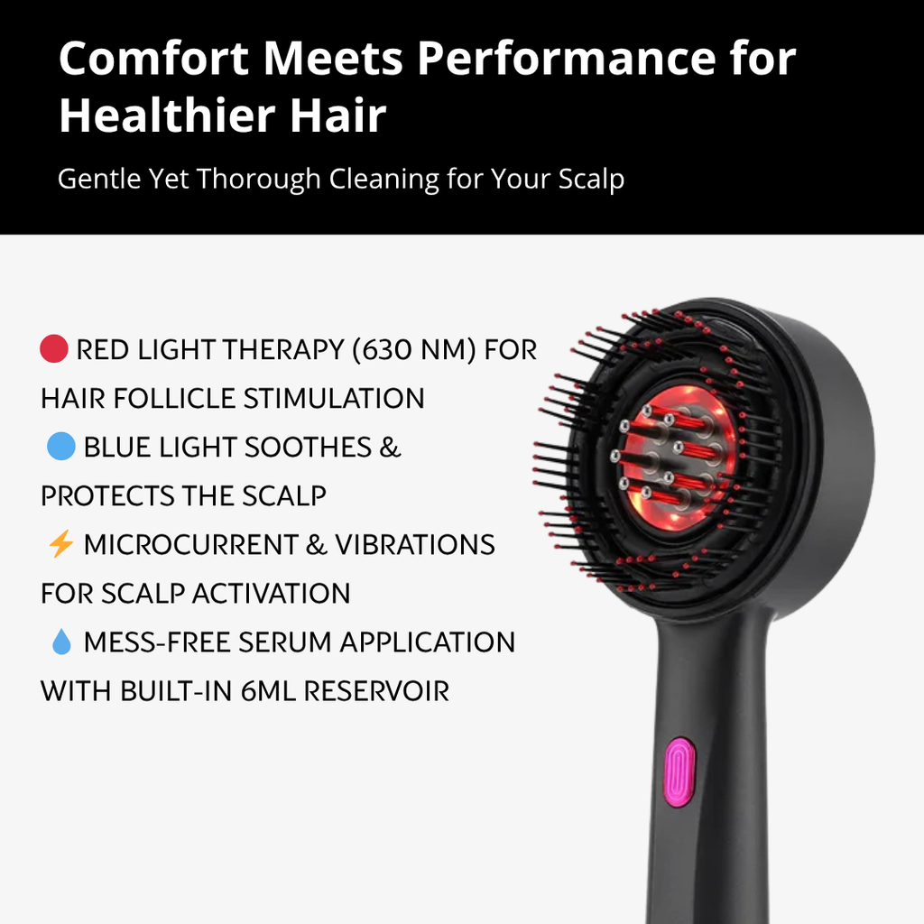Multifunctional Infrared Therapeutic Comb – Scalp Massage | GoFitLife™