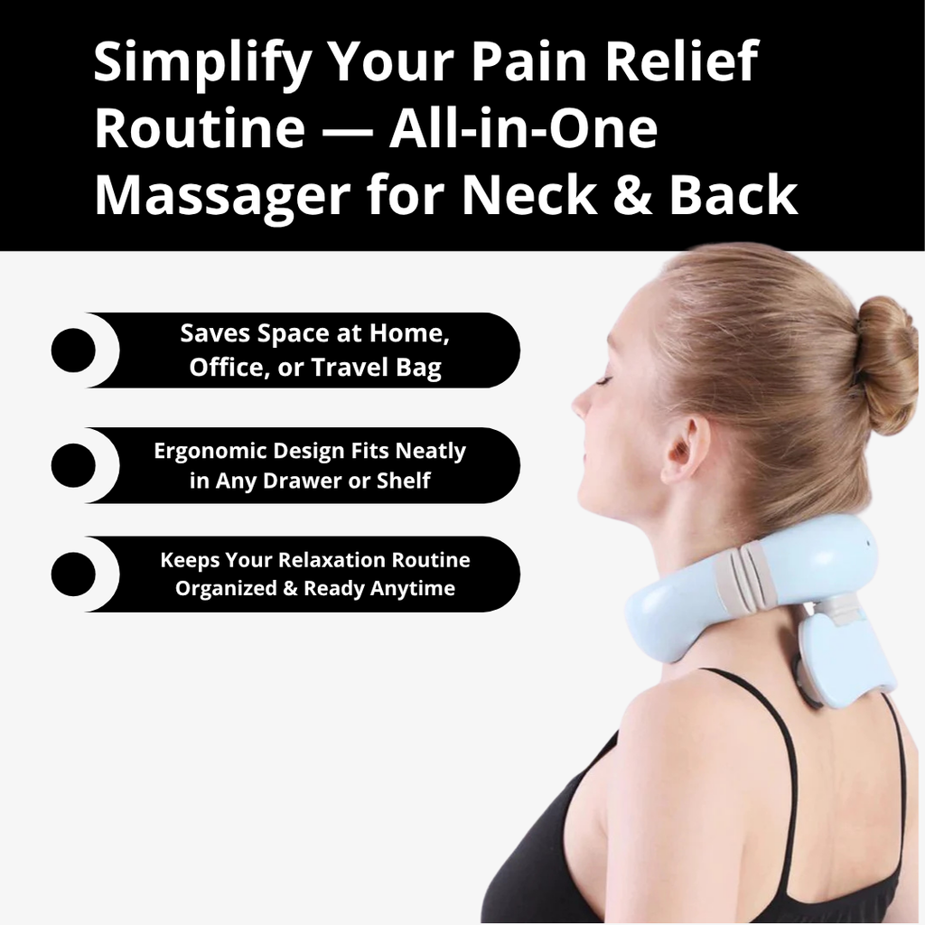 4D Intelligent Pulse Neck Massager – Advanced Pain Relief & Relaxation| GoFitLife™
