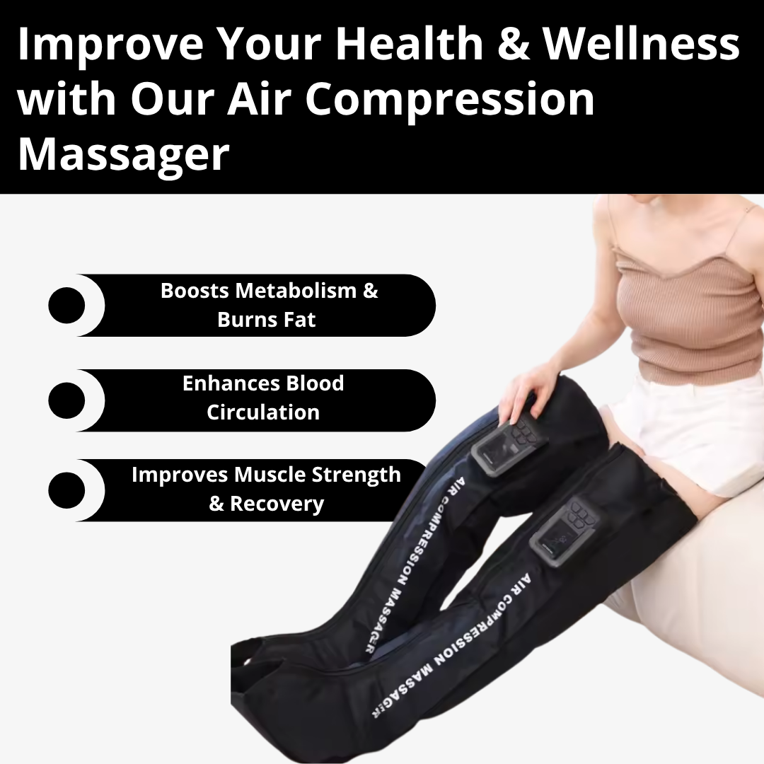 Professional air compression Leg Massager to improve circulation | GoFitLife™