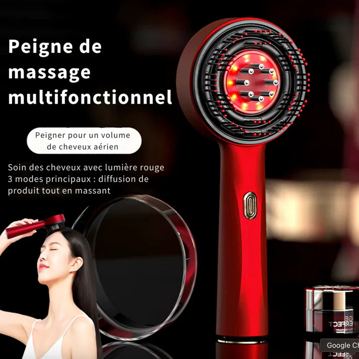 Multifunctional Infrared Therapeutic Comb – Scalp Massage | GoFitLife™